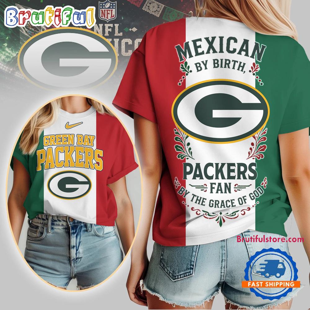 Green Bay Packers 2026 NFL Mexican By Birth Unisex 3D Shirt