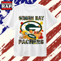 Green Bay Packers Football Autumn Fall Leaves Graphic T Shirt