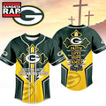 Green Bay Packers NFL Blessed Beyond The Score Baseball Jersey