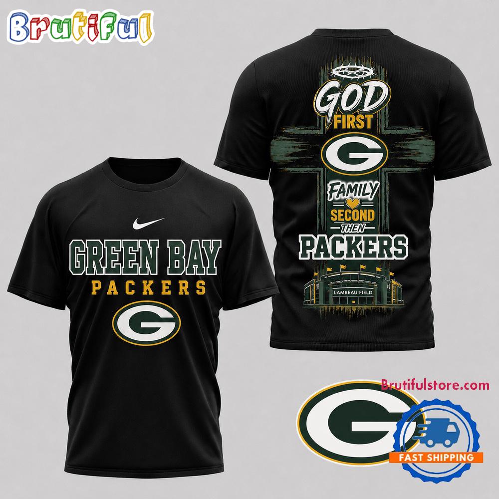 Green Bay Packers NFL Faith Family Team Pride 3D T Shirt