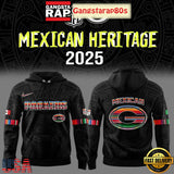 Green Bay Packers NFL Mexican Heritage 2025 All Over Print Hoodie