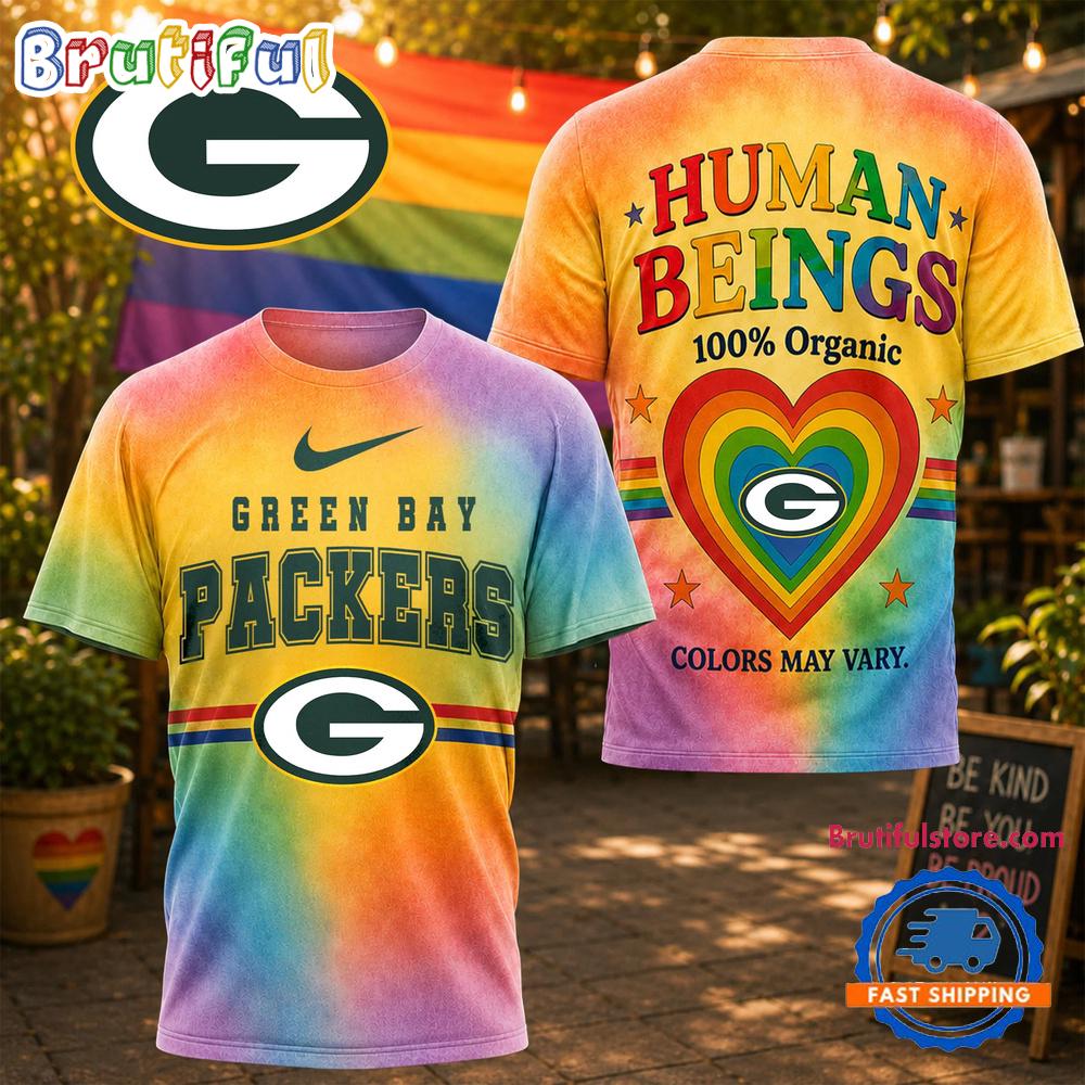 Green Bay Packers NFL Pride Human Being Color May Vary 3D T Shirt