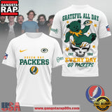 Green Bay Packers NFL x Grateful Dead All Day Vintage T-Shirt