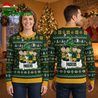 Green Bay Packers Peanuts Characters Christmas Tree Ugly Christmas Sweater