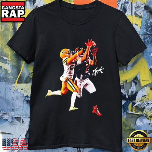 Green Bay Packers vs Chicago Bears Hands Over Everything Signature T-Shirt