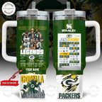 Green Bay Packers x Gozilla Legends Tumbler