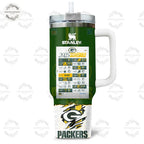 Green Bay Packers x Gozilla Legends Tumbler