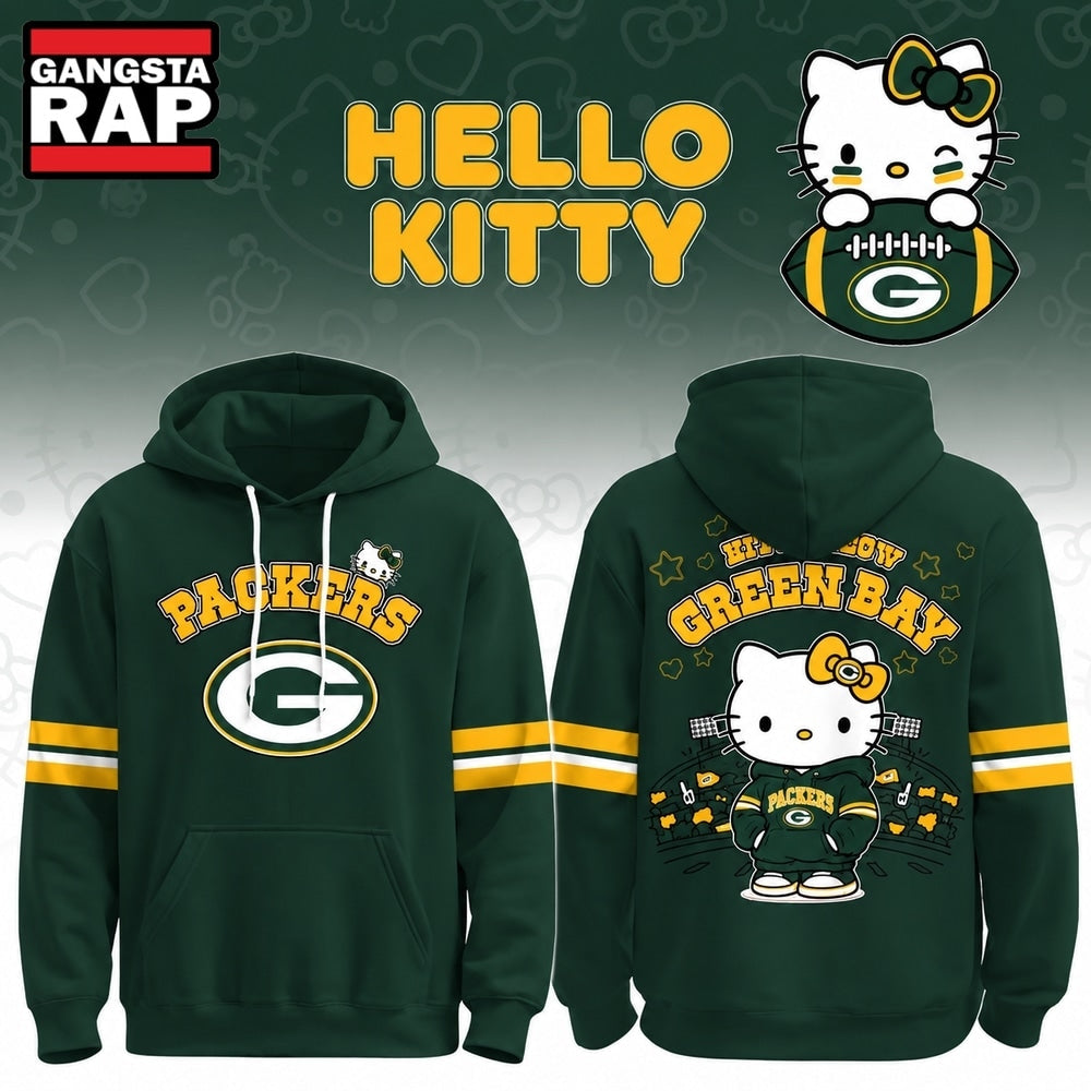 Green Bay Packers x Hello Kitty 2026 Limited Edition Hoodie