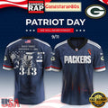 Green Bay Packers x Never Forget 9_11 Tribute Football Special Baseball Jersey