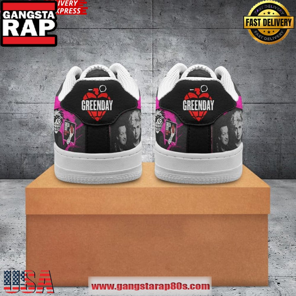 Green Day American Idiot Limited Edition Air Force 1 Sneakers Shoes