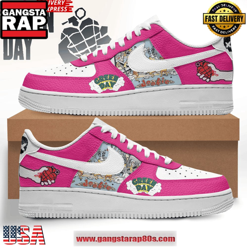 Green Day Dookie Air Force 1 Sneakers Shoes Shoes