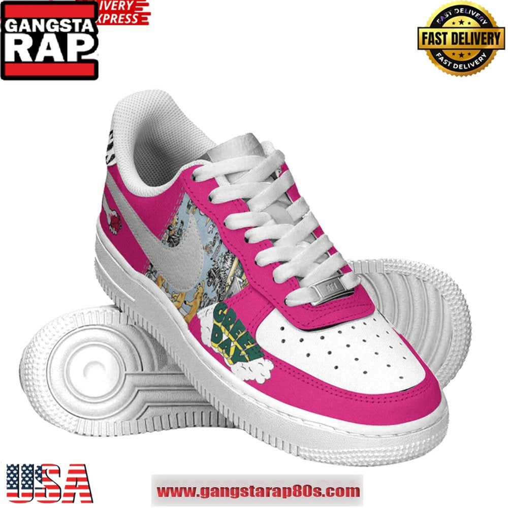 Green Day Dookie Air Force 1 Sneakers Shoes Shoes