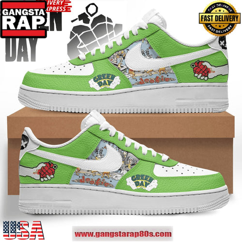 Green Day Dookie Air Force 1 Sneakers Shoes Shoes