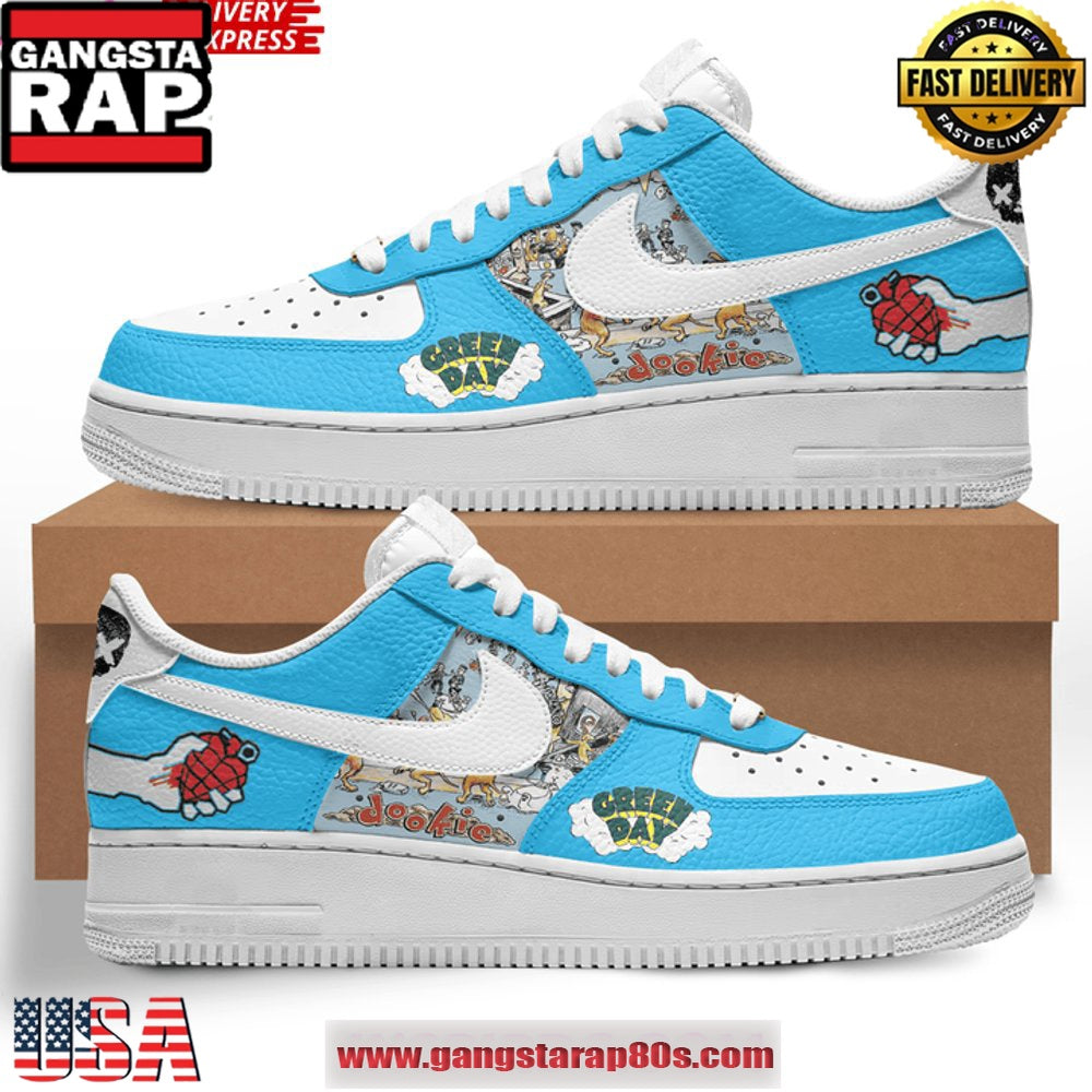 Green Day Dookie Air Force 1 Sneakers Shoes Shoes
