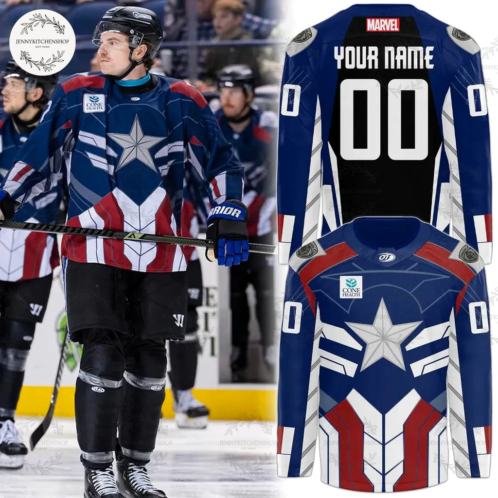 Greensboro Gargoyles Marvel Night 2025 Limited Hockey Jersey