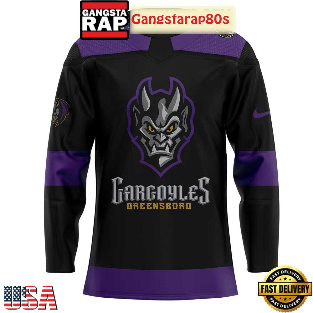 Greensboro Gargoyles Stone To Storm 2025 Hockey Special Baseball Jersey