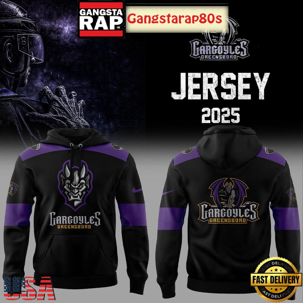 Greensboro Gargoyles Stone To Storm 2025 Unisex Hoodie