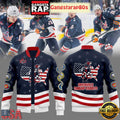 Greenville Swamp Rabbits Military Appreciation 2026 Special Edition Baseball Jacket