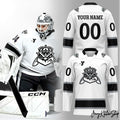 Greenville Swamp Rabbits White Rabbit King 2025 Hockey Jersey