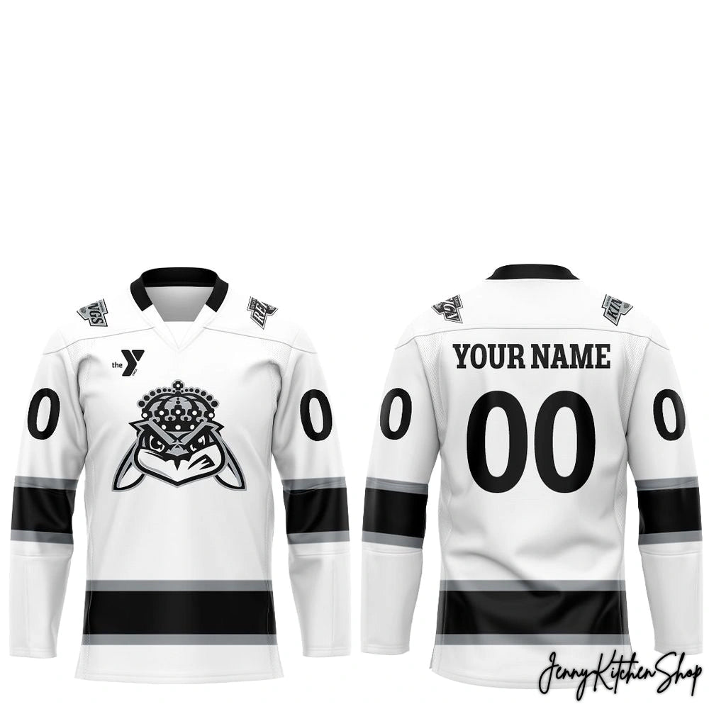 Greenville Swamp Rabbits White Rabbit King 2025 Hockey Jersey
