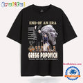 Gregg Popovich San Antonio Spurs End Of An Era Thank You For The Memories T Shirt