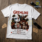 Gremlins x Snoopy Halloween Movie Night T-Shirt