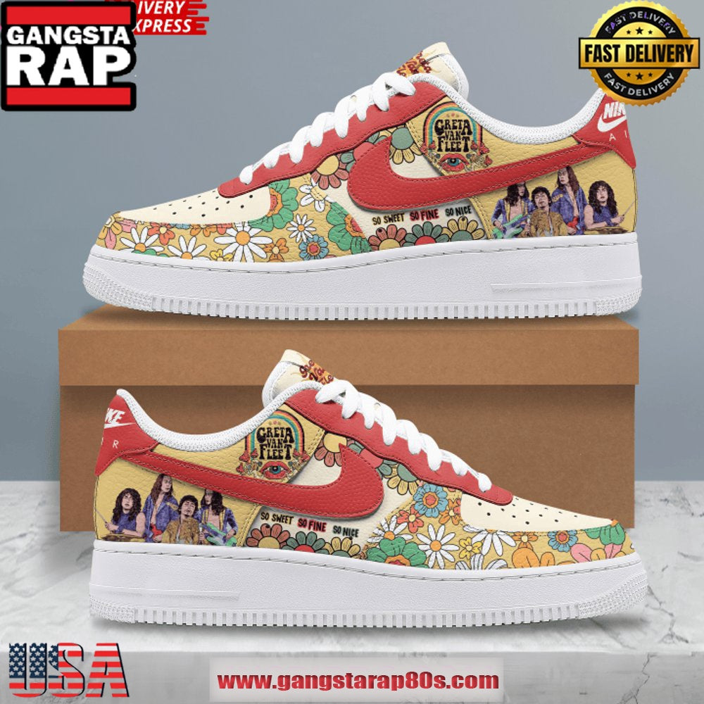 Greta Van Fleet Limited Edition Air Force 1 Sneaker Sneakers Shoes
