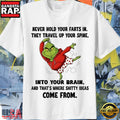 Grinch Never Hold Your Farts In They Travel Up Your Spine Into Your Brain And That’S Where Shitty Ideas Come From Christmas Shirt