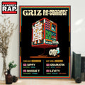 Griz Re Connect Chicago And Bay Area 2025 Poster Canvas Art