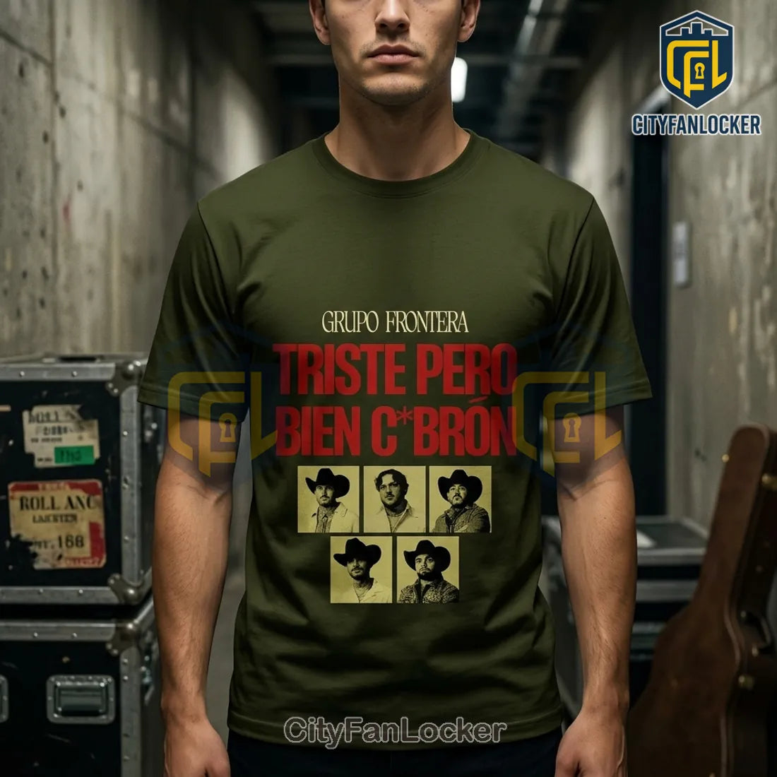 Grupo Frontera Triste Pero Bien Cabron Tour 2026 Concert Shirt