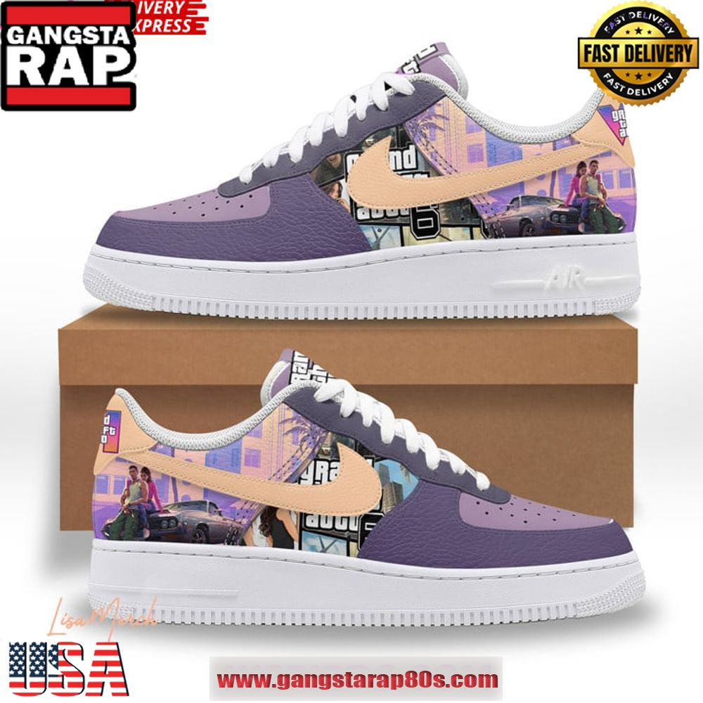 GTA 6 Special Edition Air Force 1 Shoes Running Sneakers