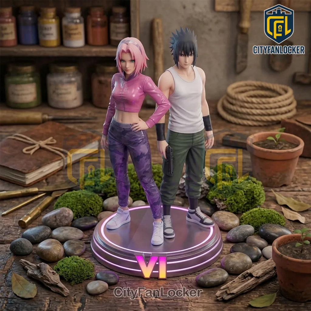 GTA VI x Sasuke x Sakura Premium Acrylic Plaque