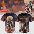 Gundam x Los Angeles Dodgers Custom Baseball Jersey