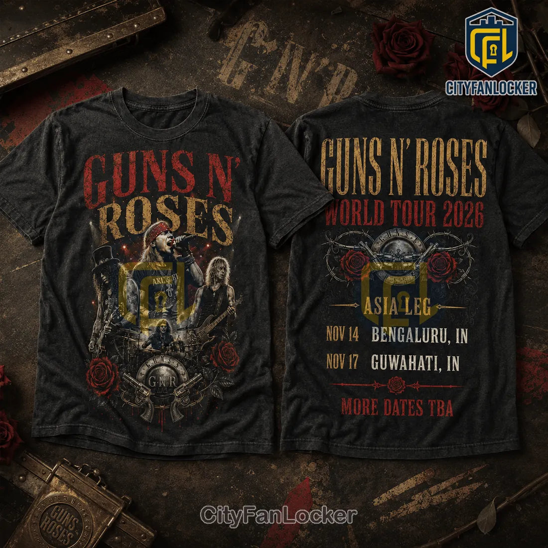 Guns N Roses 2026 World Tour Limited Edition T-Shirt