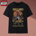Guns N’ Roses 41st Anniversary 1985 2026 Signatures Vintage T Shirt, Music 2D Shirt