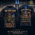 Guns N’ Roses 9/11 Tribute Never Forgotten T-Shirt