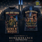 Guns N’ Roses 9/11 Tribute Never Forgotten T-Shirt