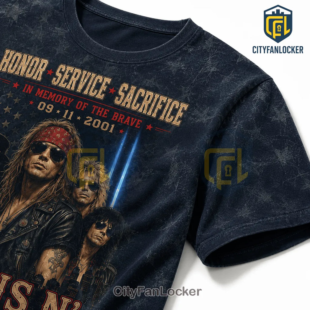 Guns N’ Roses 9/11 Tribute Never Forgotten T-Shirt