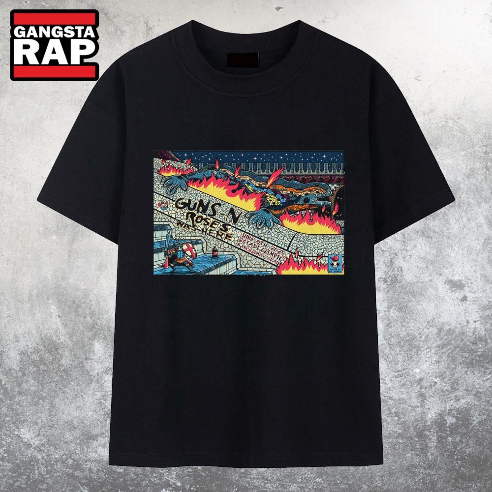 Guns N Roses Barcelona Tour On Jun 9 2025 T Shirt
