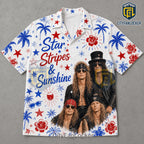 Guns N’ Roses Chill Fourth of July 2026 Hawaiian Shirt