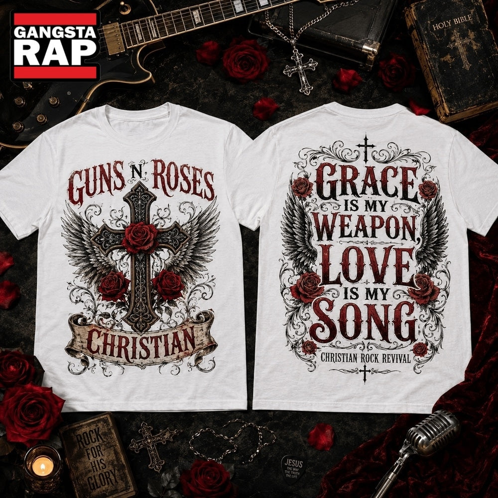 Guns N’ Roses Christian Grace Is My Weapon 3D Shirt Hoodie T-Shirt