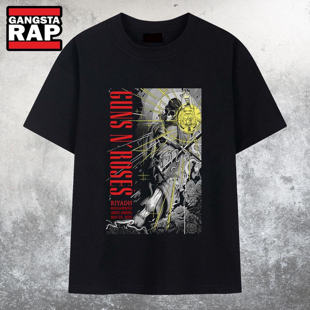 Guns N’ Roses King Abdo Arena Riyadh, SA May 23 2025 Tour T Shirt