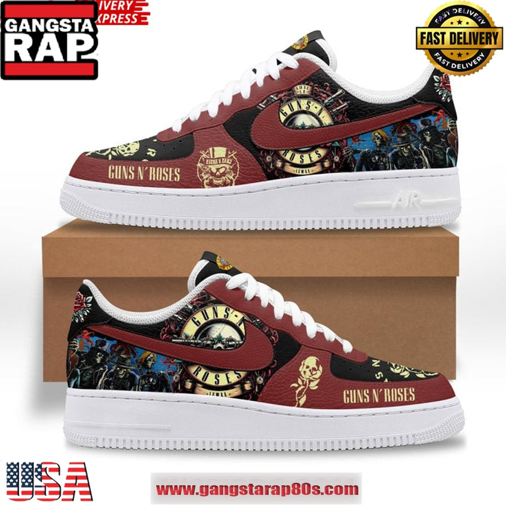 Guns N’ Roses Limited Edition Air Force 1 Sneakers Shoes