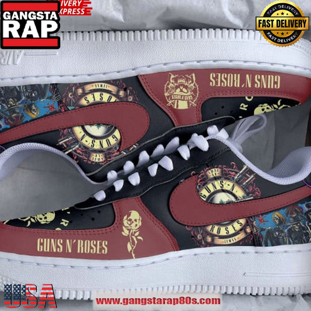 Guns N’ Roses Limited Edition Air Force 1 Sneakers Shoes