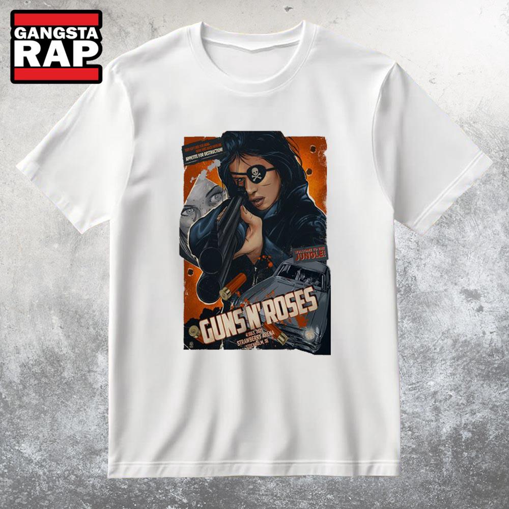 Guns N’ Roses Strawberry Arena On Jul 4 2025 in Stockholm SE T Shirt