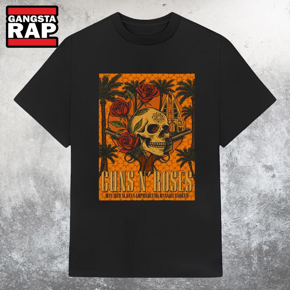 Guns N’ Roses Tour May 20 2025 Al Dana Ampitheater Manama, BH T Shirt