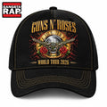 Guns N Roses World Tour 2026 Bullet Logo Classic Baseball Cap, Trendy Music Baseball Cap