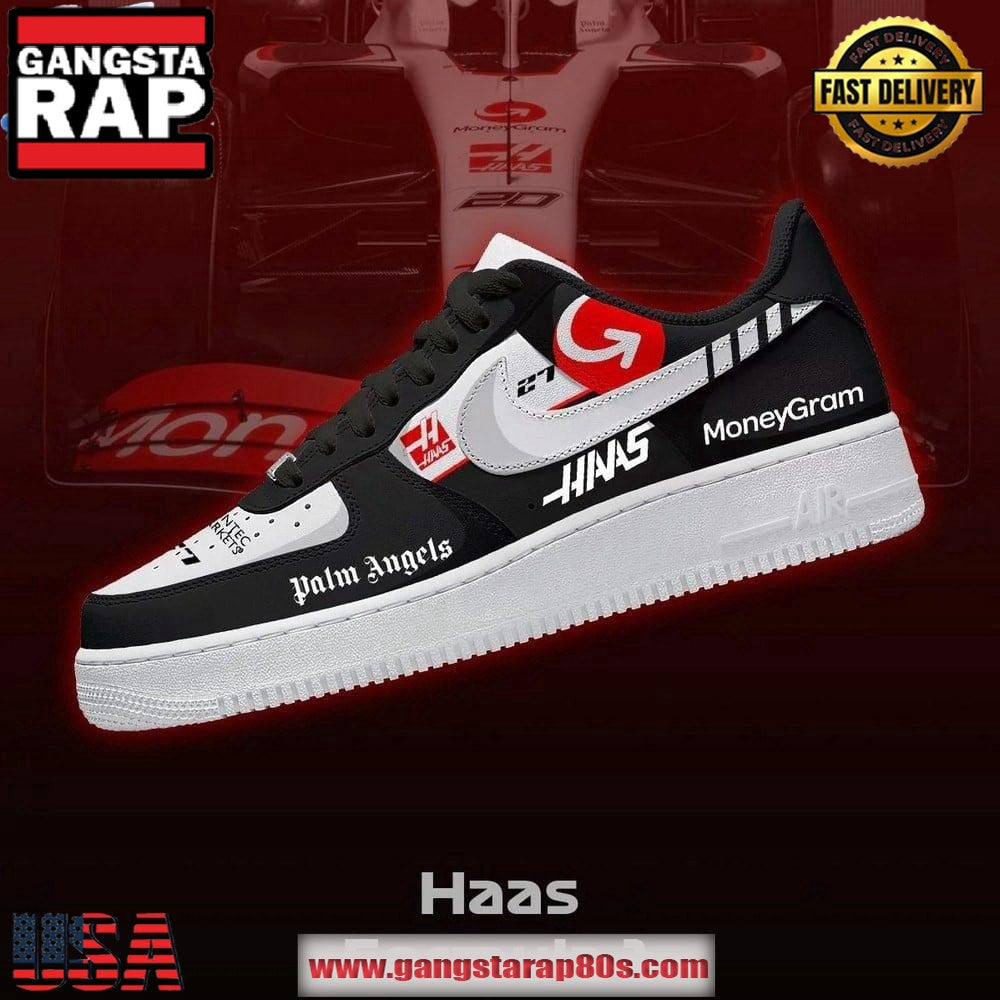 Haas Formula 1 Palm Angels Air Force 1 Running Sneakers Shoes