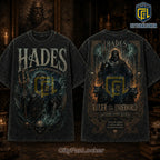 Hades God of the Underworld Ceramic Black T-Shirt
