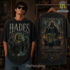 Hades God of the Underworld Ceramic Black T-Shirt